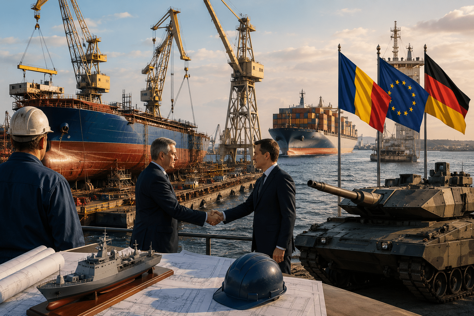 Rheinmetall și MSC, interes pentru Șantierul Naval Mangalia. O oportunitate strategică pentru economia României