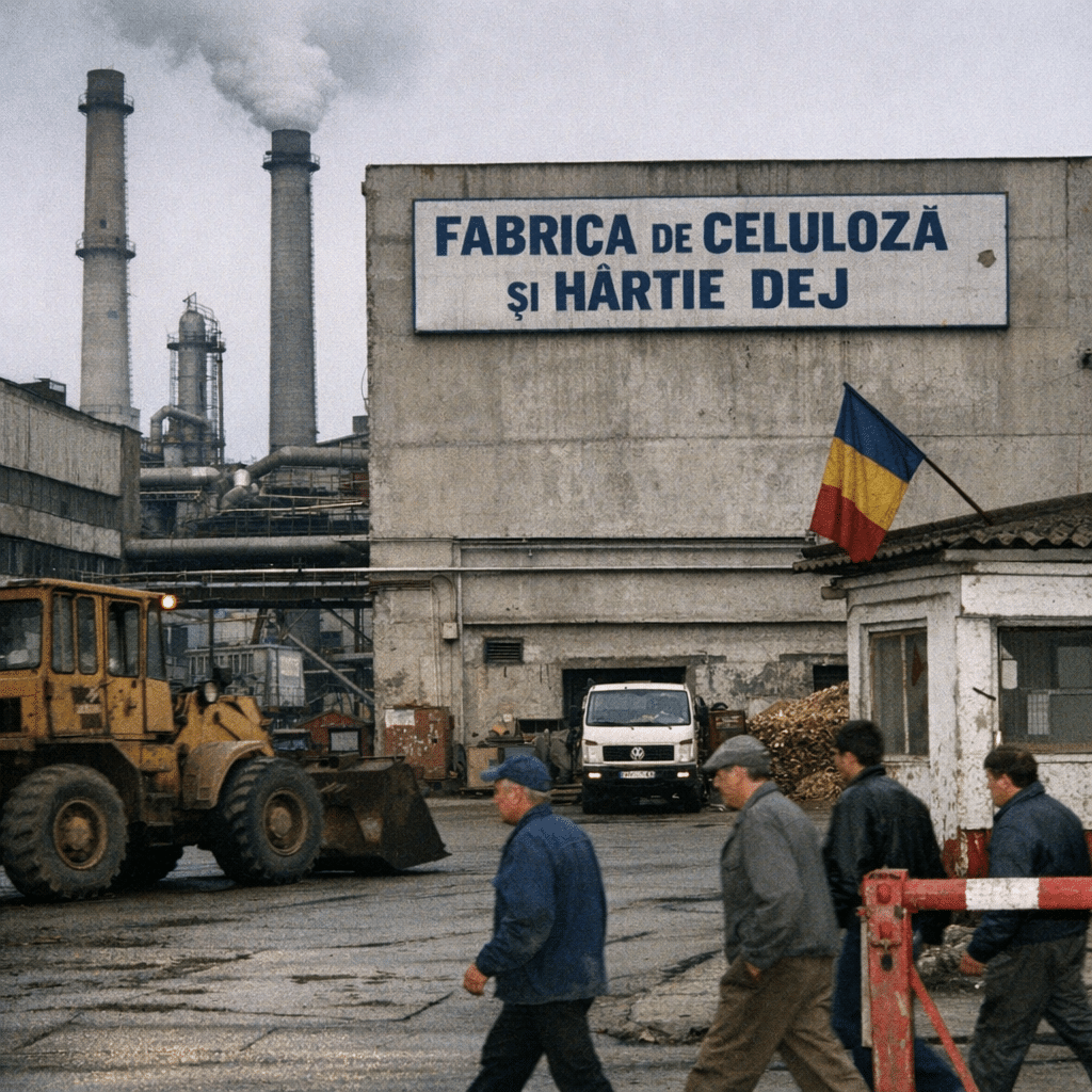 Fabrica de Celuloză și Hârtie Dej: Din Glorie Industrială la Decădere Post-comunistă