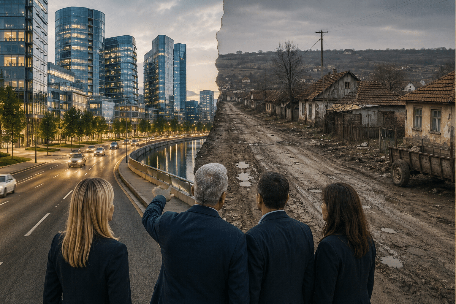 Georgescu și colaboratorii demască România cu două viteze: Bucureștiul se îmbogățește, provinciile sunt lăsate în urmă