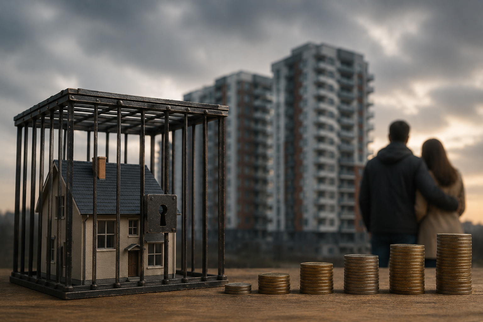 Creditele bancare scumpe fac locuințele inaccesibile pentru români