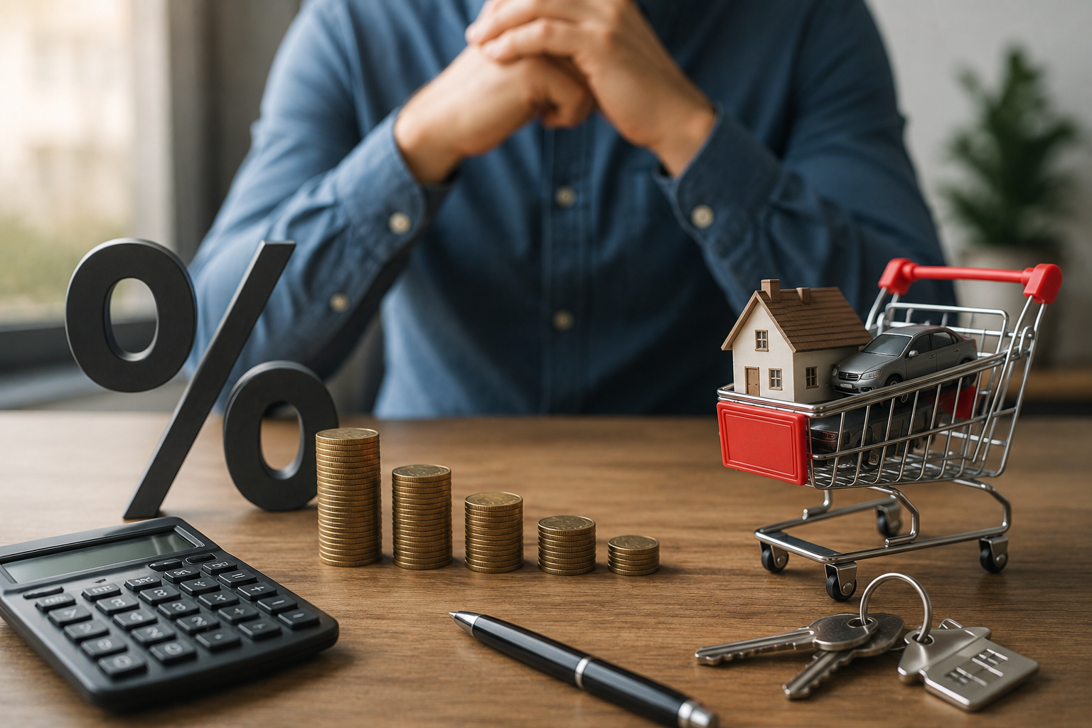 Costul creditelor rămâne ridicat: românii amână achizițiile importante și investițiile