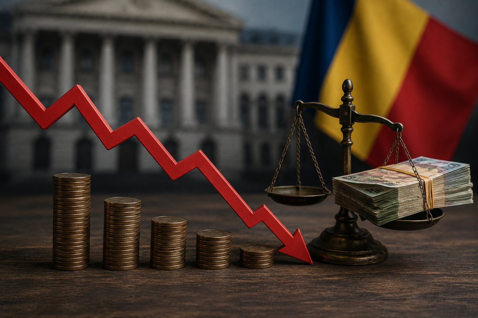 Deficitul bugetar scade, dar presiunea asupra finanțelor publice rămâne ridicată