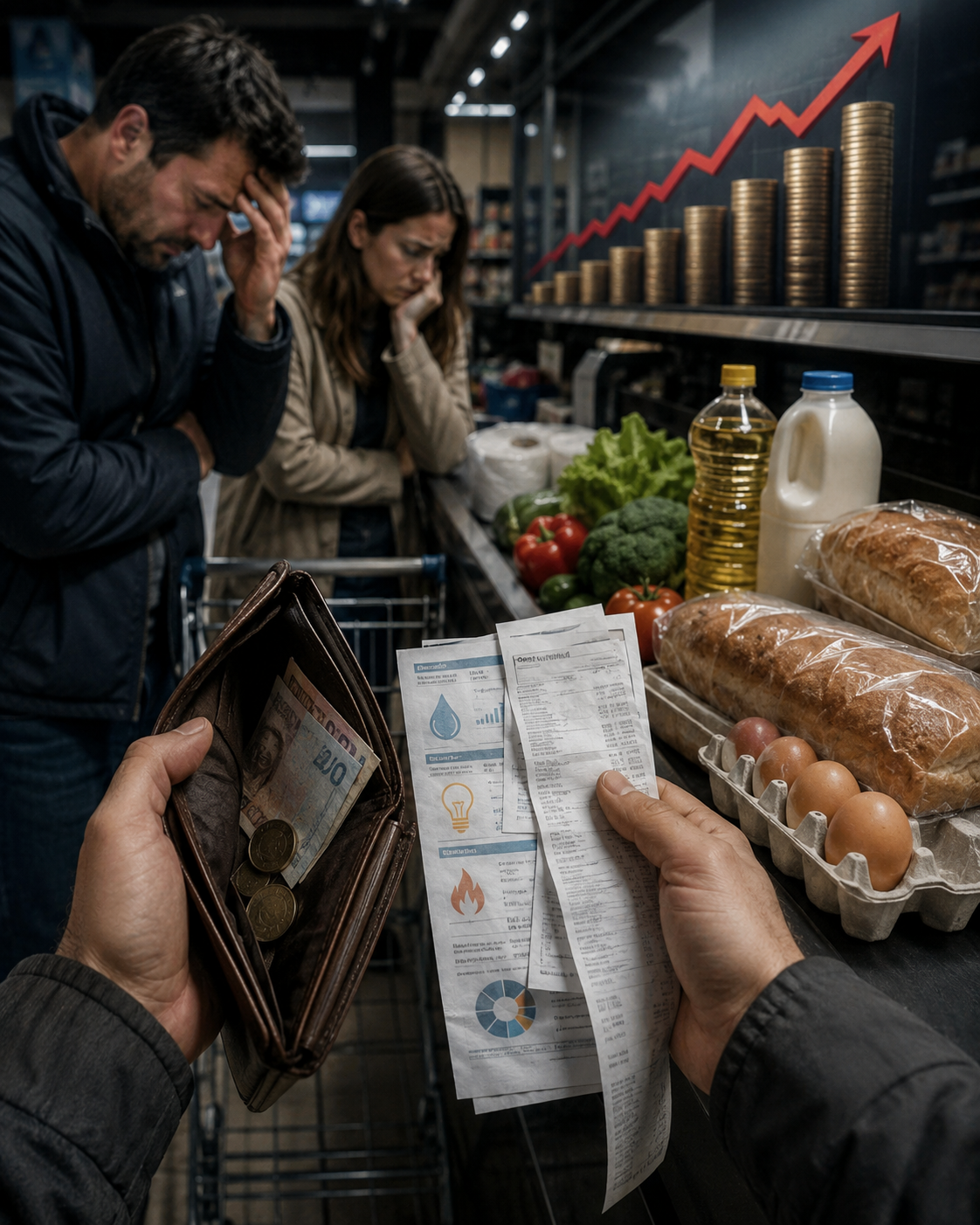 Inflația a prăbușit puterea de cumpărare. Românii plătesc factura unui stat care consumă prea mult