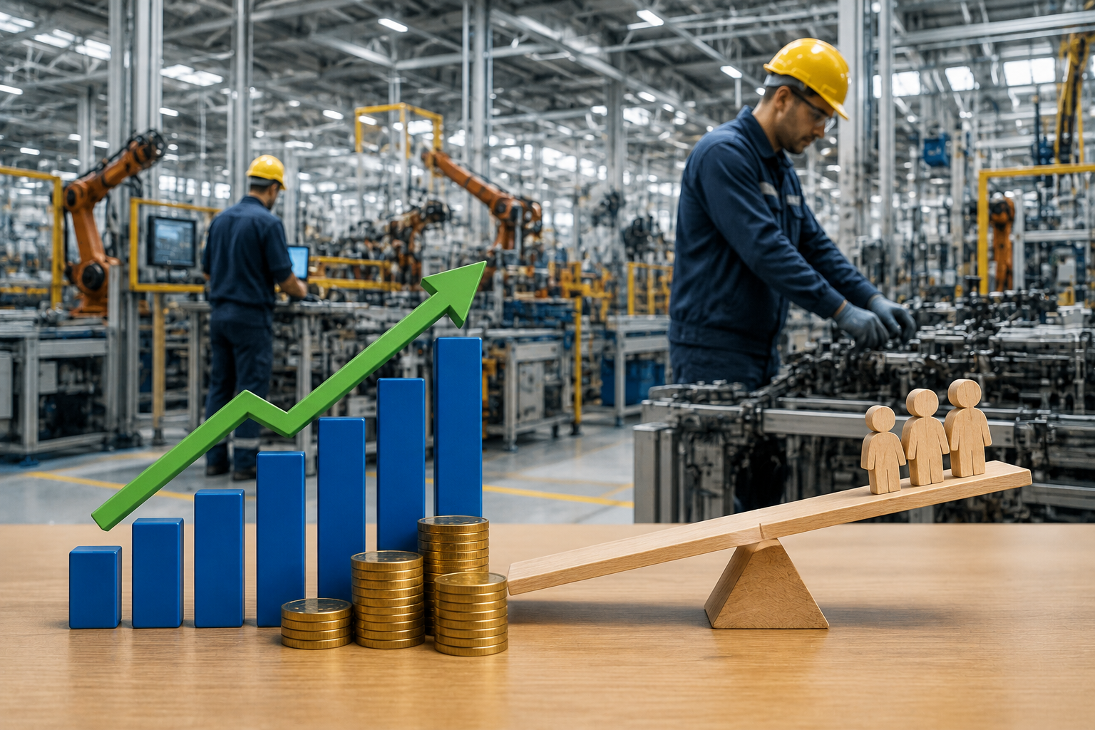 Productivitatea crește, dar salariile țin pasul? Ce arată un studiu despre industria românească