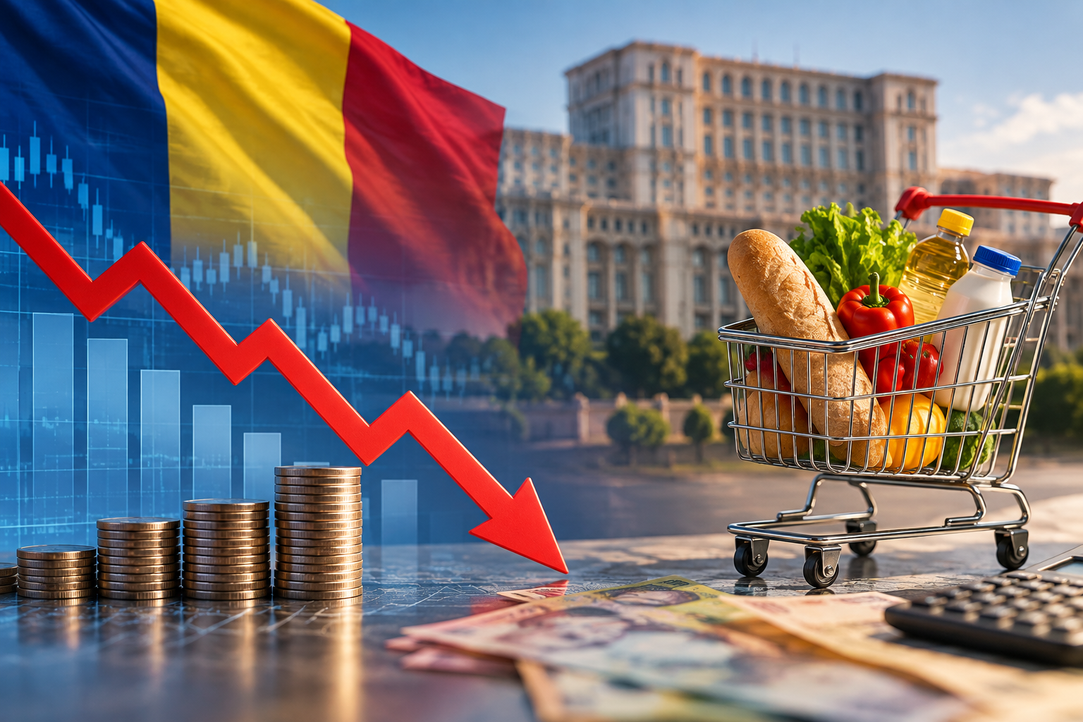 Inflația scade, dar România rămâne sub presiune: economia încetinește, iar puterea de cumpărare continuă să fie afectată