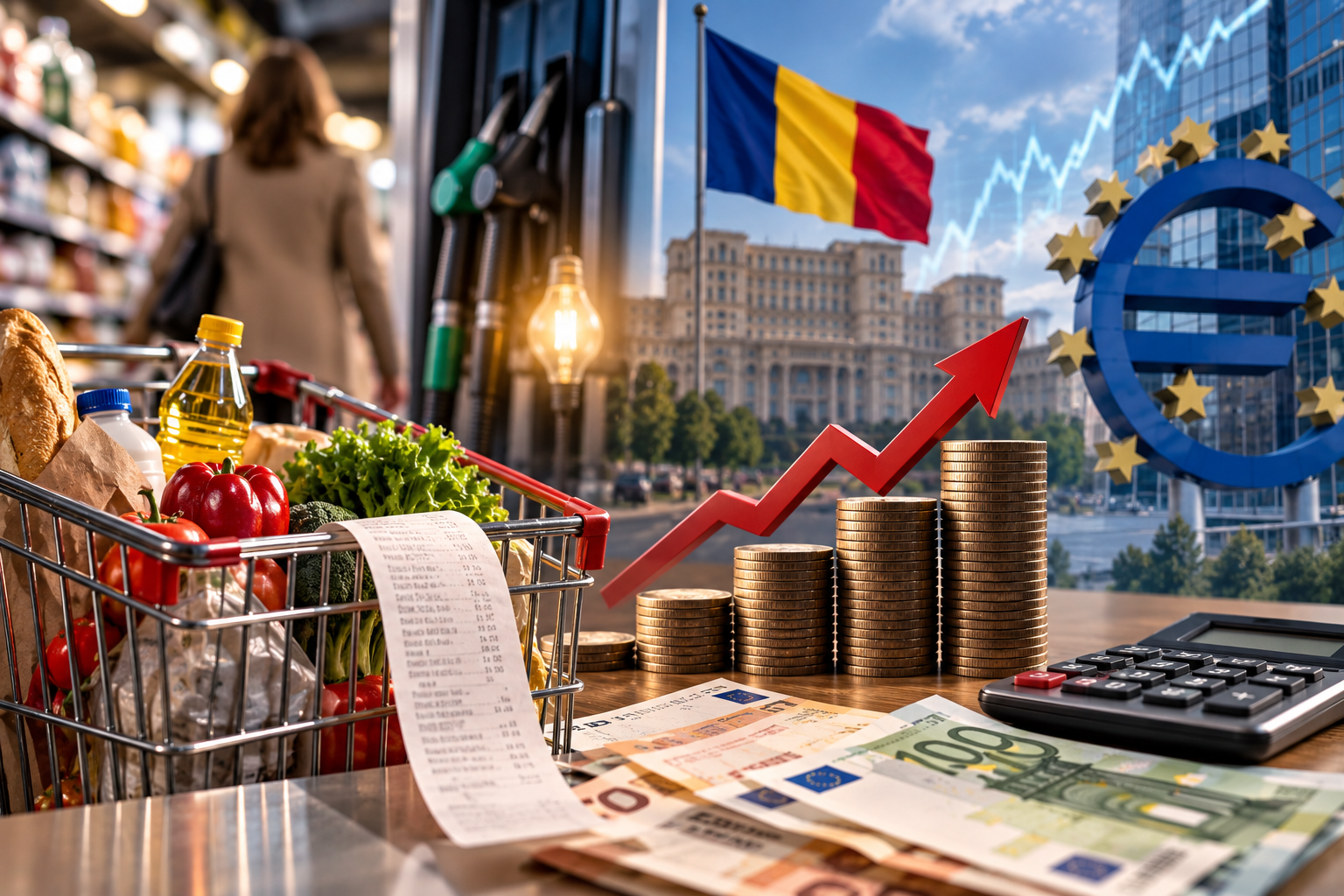 Inflația a coborât la 6,17%, dar scumpirile nu au dispărut. Serviciile rămân sub presiune, iar euro a trecut de 5,26 lei