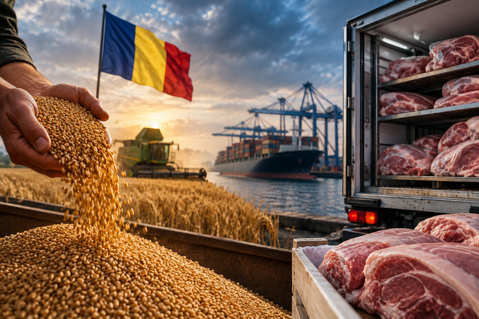 1,5 miliarde de euro pentru porc din import. România exportă cereale și cumpără carnea înapoi