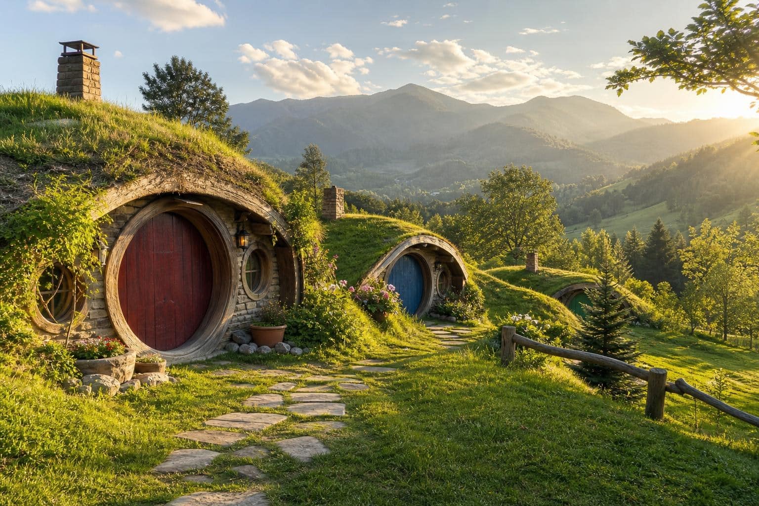 Căsuțele Hobbit din Porumbacu de Sus, evaluate la 600.000 de euro: ce arată oferta despre turismul tematic