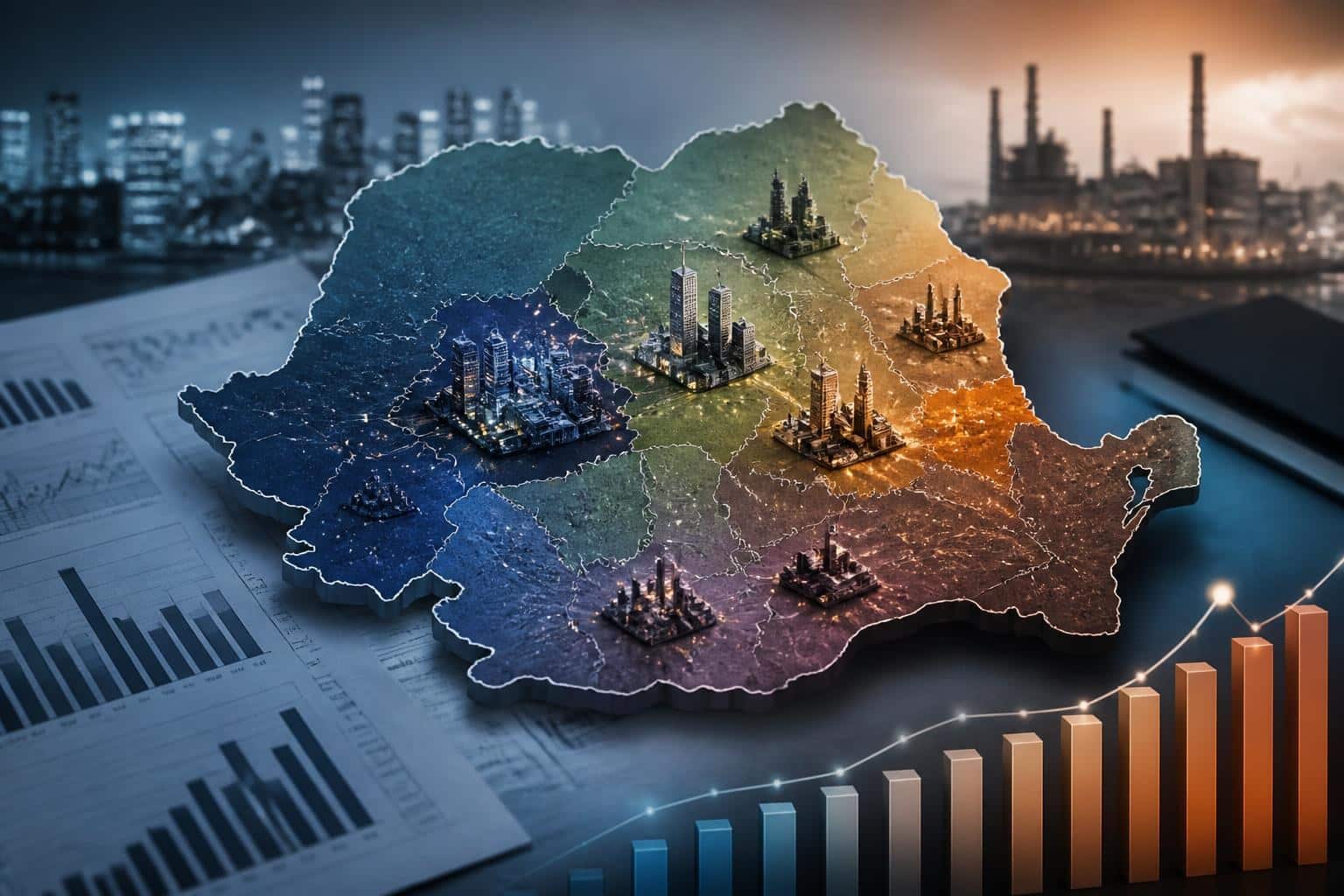 Diferențele salariale din România, explicate prin regiune, industrie și specializare