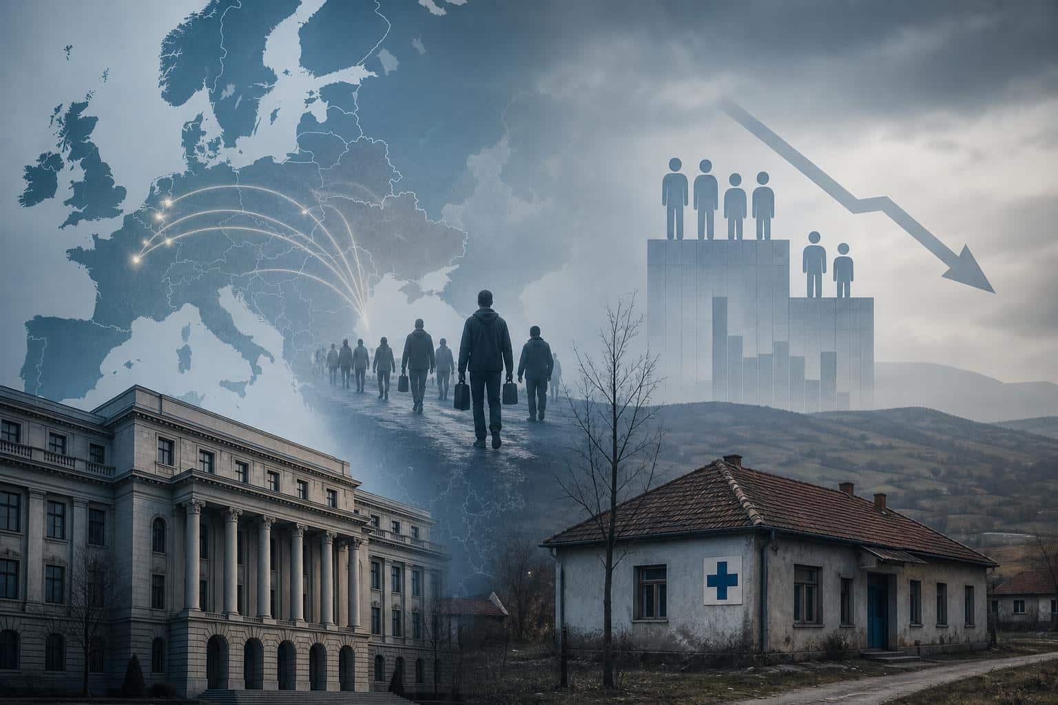 Emigrația reduce baza de contribuabili și amplifică presiunea asupra statului bunăstării