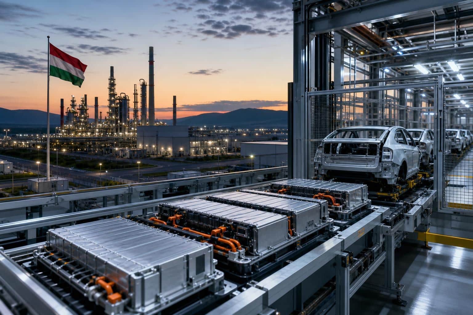 Industria Ungariei între investiții în baterii și închideri de fabrici