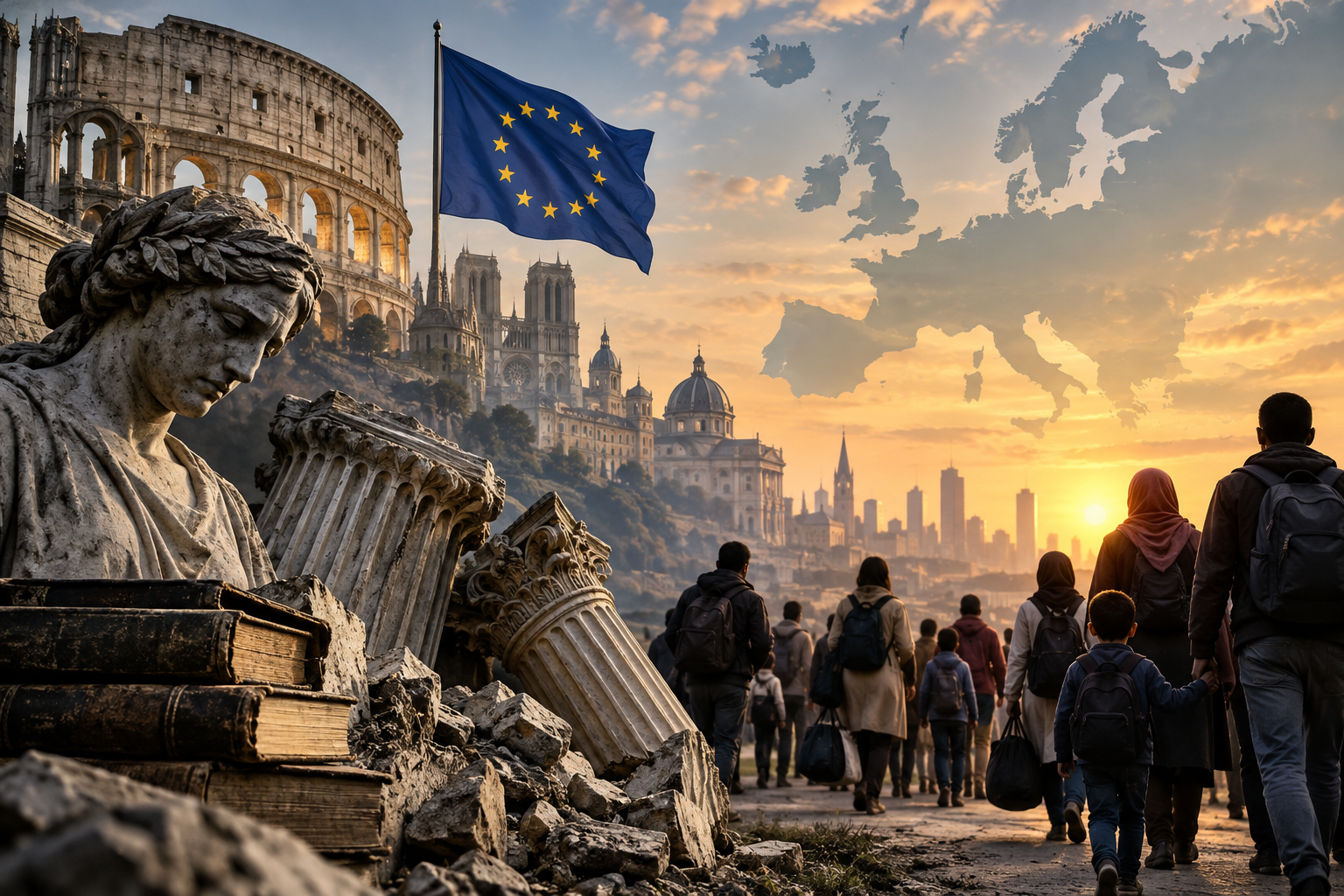 Migrația și cultura europeană: riscul pierderii valorilor care au construit Europa