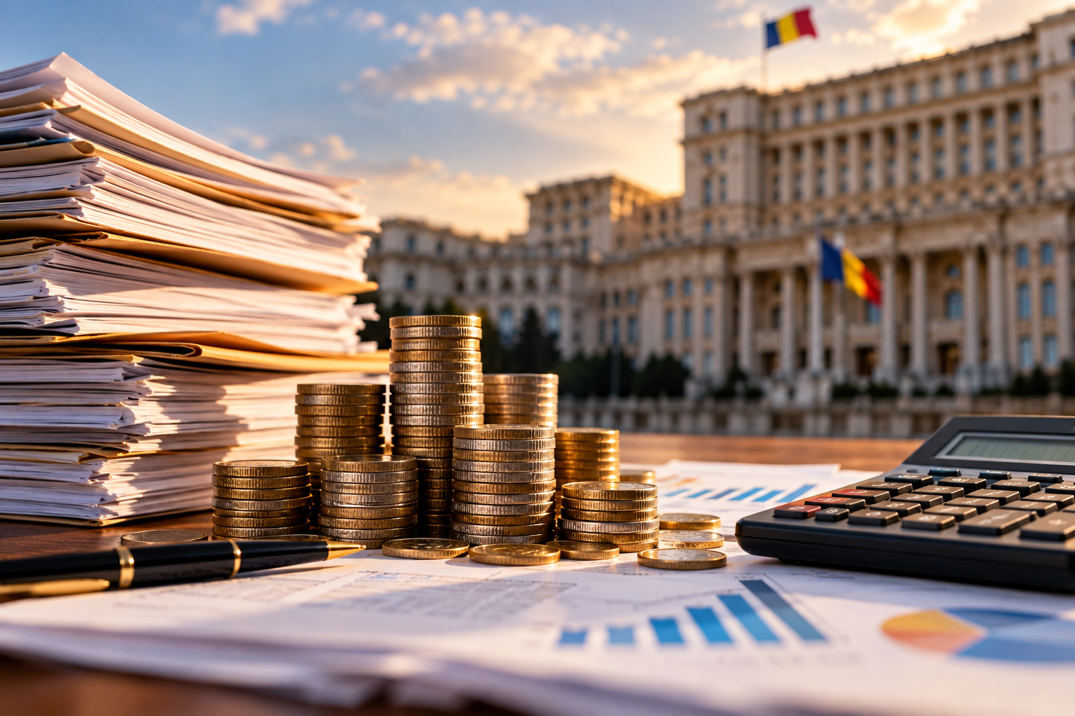 Deficitul bugetar al României scade la 3,82% din PIB, dar statul continuă să cheltuiască mai mult decât încasează: presiune uriașă asupra finanțelor publice