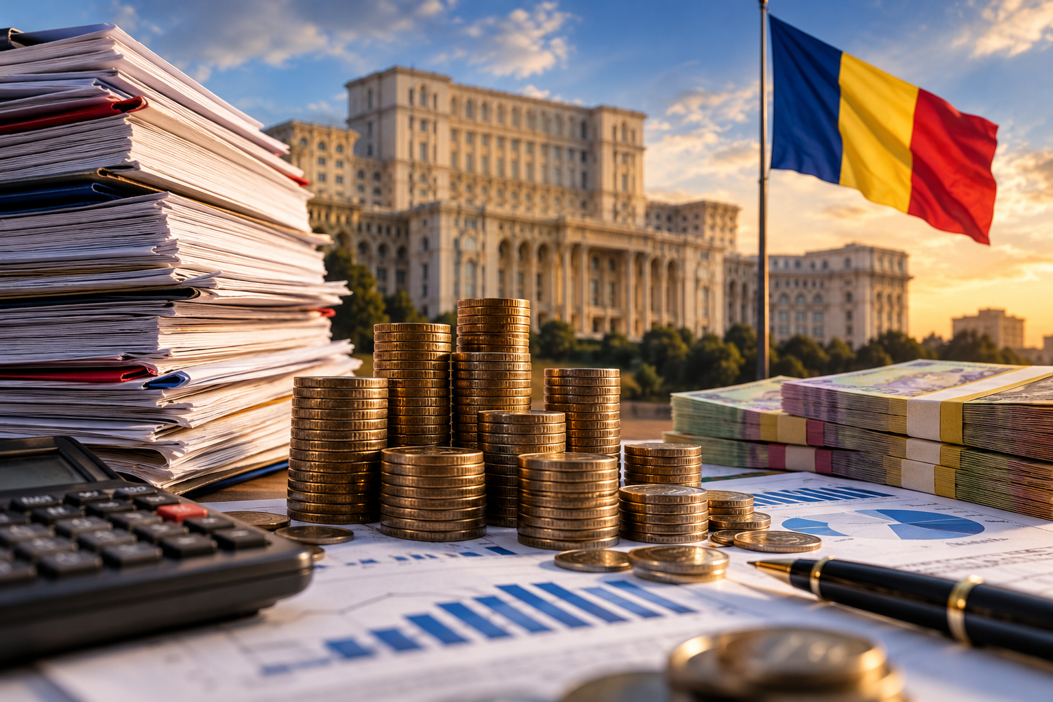 România reduce deficitul bugetar, dar datoriile statului continuă să apese asupra economiei: peste 50 de miliarde de lei cheltuite numai cu dobânzile
