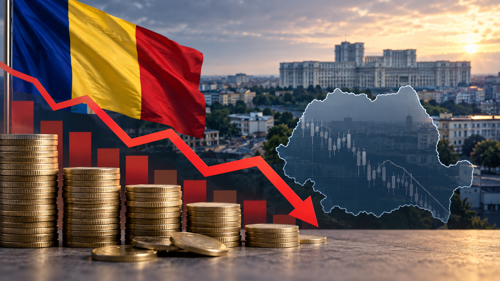 Economia României bate pasul pe loc: PIB-ul a scăzut în prima jumătate a anului, iar perspectivele de redresare rămân fragile