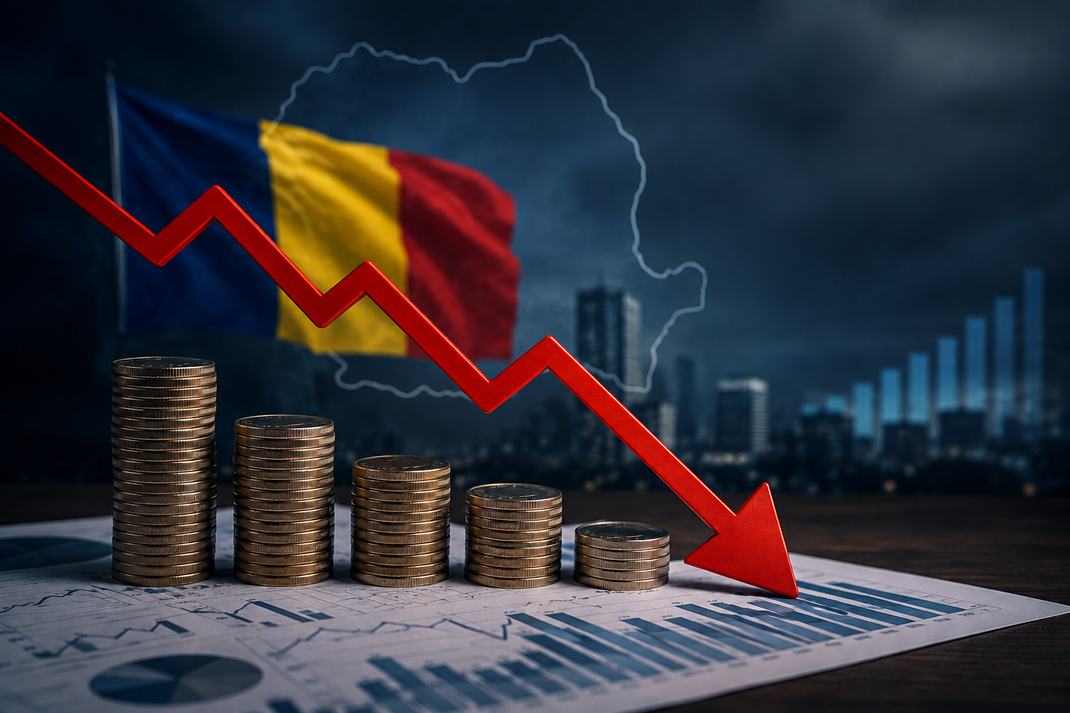 Economia României intră în zona roșie: țara riscă să încheie anul pe minus, în timp ce prețurile continuă să apese asupra populației
