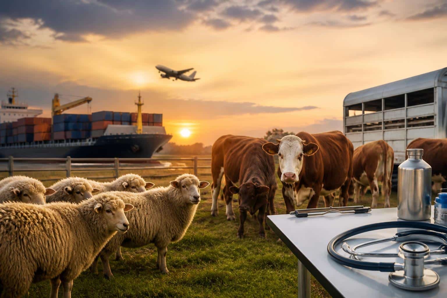 Exporturile către Libia: ce permit cele șase certificate sanitar-veterinare semnate de ANSVSA