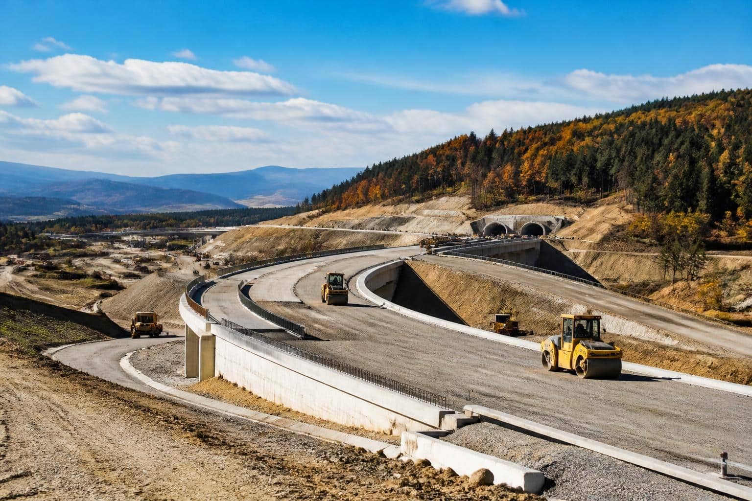 DJ 102I Valea Doftanei–Săcele a ajuns la 28%: ce arată stadiul lucrărilor și care sunt limitele proiectului